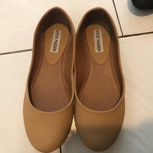 Steve Madden Tan Suede HEAVEN Flats